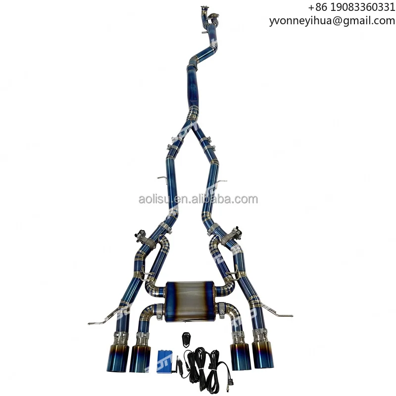 

Valvetronic Titanium Catback Exhaust for M3 G80 3.0T 2019-2023 Exhaust Pipe Muffler Equal Length Exhaust Systems