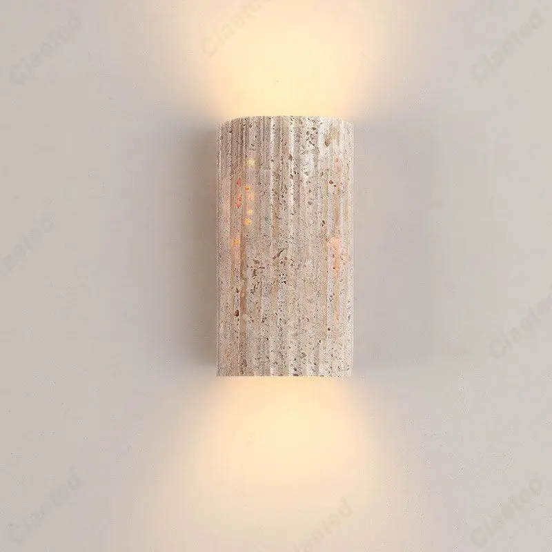 

Простая новая европейская светодиодная каменная лампа с желтыми отверстиями для внутреннего коридора, гостиной, коридора, спальни, прикроватные декоративные светильники