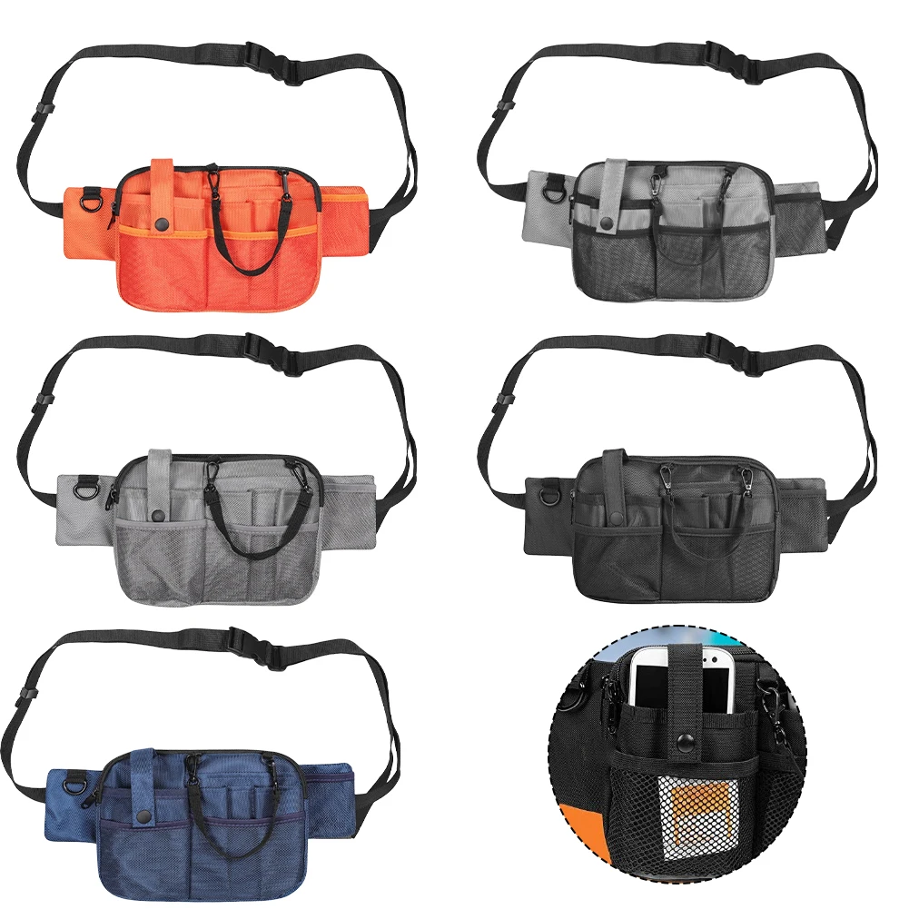 Waterproof Waist Bag with Spacious Compartments and Adjustable Strap for Organizing Tools and Supplies in Clinical or Field Use