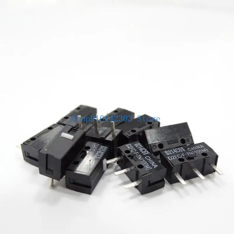 652F D2FC-F-7N(100M) Micro Hot Mice Micro Switches Button WhiteDots 0.74N