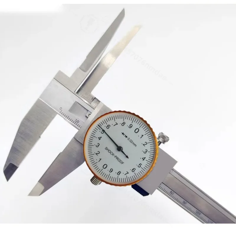 0-150mm Dial Vernier Caliper 0.02 Precision Long Inner Jaw Measuring Tool For Industrial Component Detection