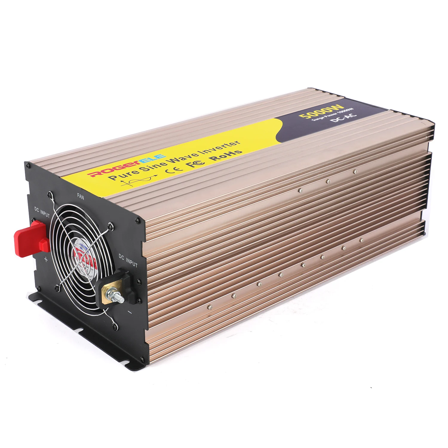 

5000W Pure Sine Wave Off-Grid Solar Inverter, DC To AC Power Inverter, 12V/24V/48V To 110V/220V, Vehicle-Mounted Inverter
