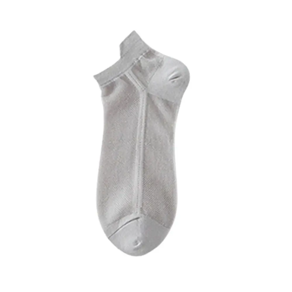 

Тонкие нескользящие повседневные мужские хлопковые носки для фитнеса, дышащие сетчатые короткие спортивные носки, впитывающие пот