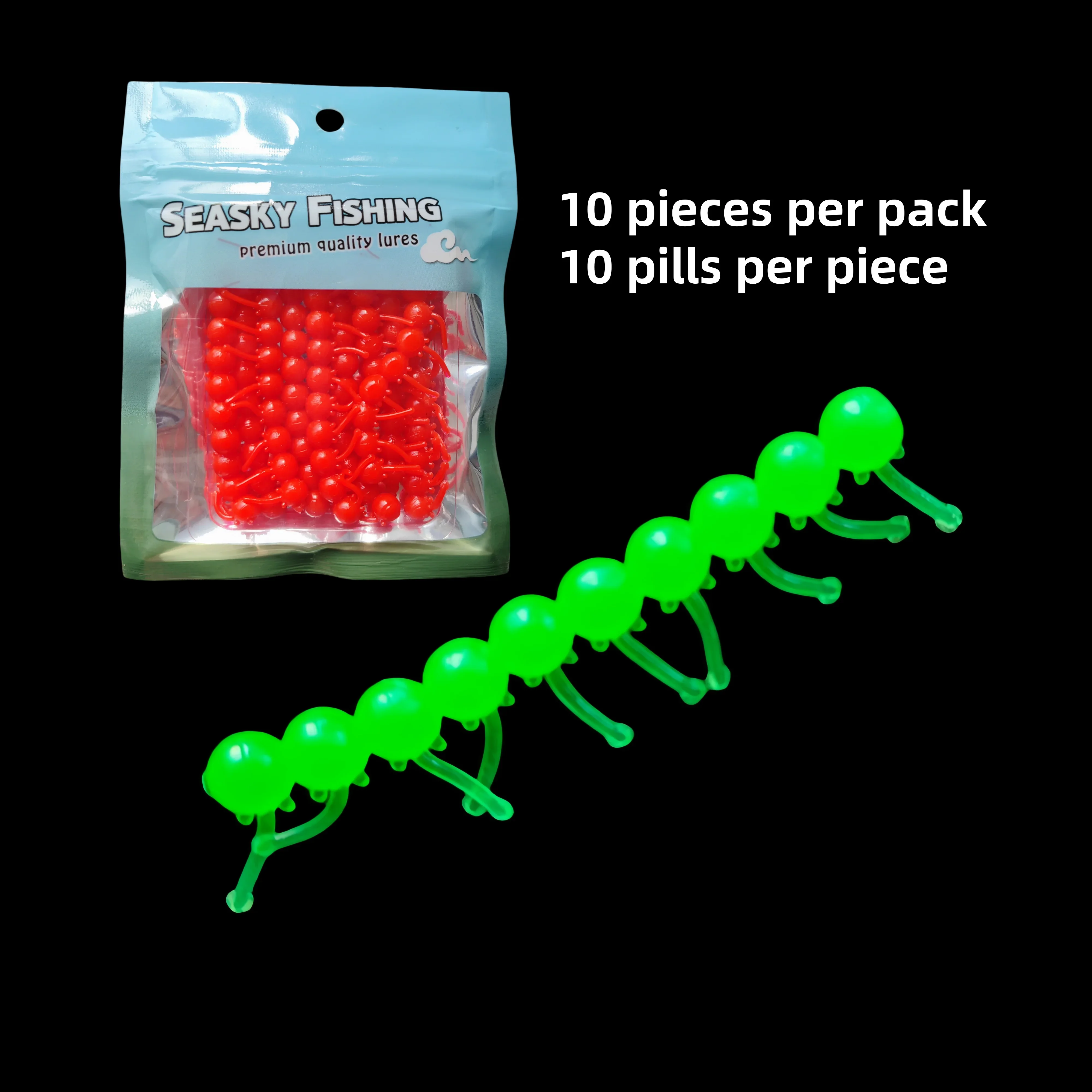 MUKUN Maisperle, weicher Köder, 4 mm, 6 mm, schwimmende Maisperle, Graskarpfenköder, Silikon, weicher Kunststoff, künstlicher Köder für Tackle – Detail 6