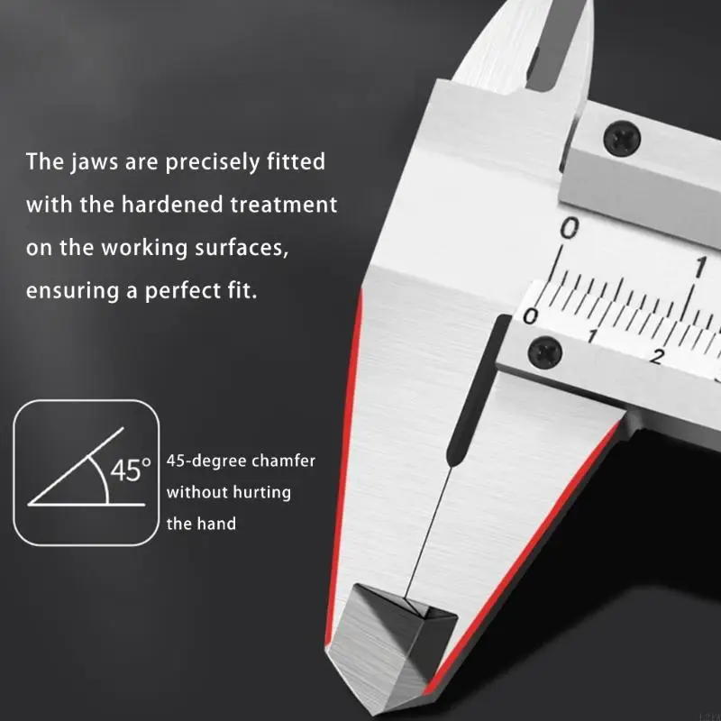 2025 NUEVA CALIPER VERNIER 0-100 mm acero inoxidable Caliper estudiante tamaño pequeño Micrómetro