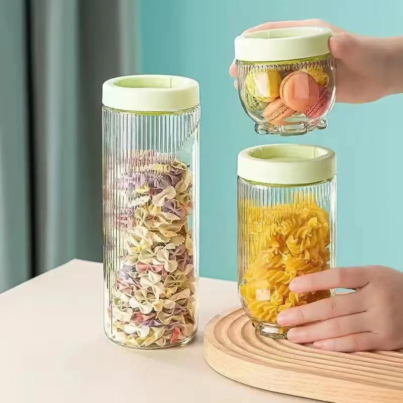 1/3/6Pcs Sealed Cans Food Storage Jar Spice Teas Beans Candy Preservation Bottle Tool Kitchen Tool Value Container Set