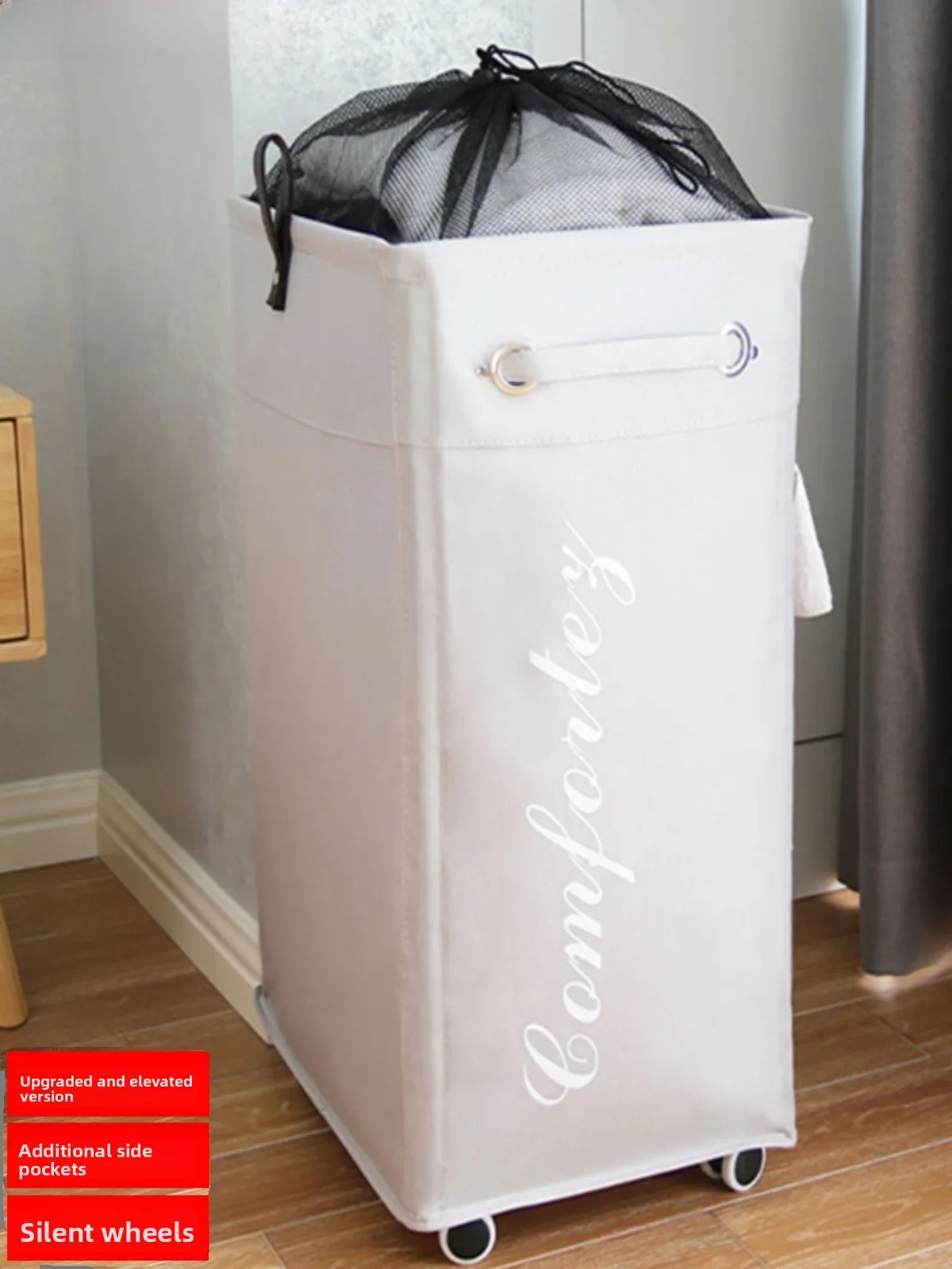 

Большая корзина для белья Nordic Sle, передвижная, для хранения одежды и вещей, для дома, из ткани Оксфорд, для детских вещей