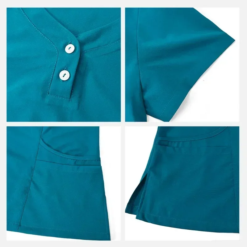 Hurtownia Scrub Suits Hospital Doctor Working Uniform Multicolor Unisex Uniform Nurse Akcesoria Mężczyźni Kobiety Dental Clinic Scrubs