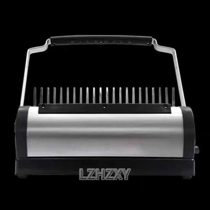 Coil Spiral Binding Machine Manual Book Maker 21-Holes Binding 380 Sheets Punch Binder with Adjustable Coil Binding Spines