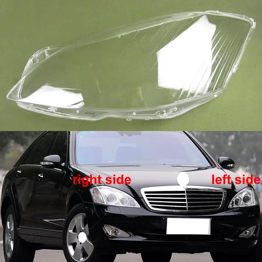 

For 2006 2007 2008 2009 Benz W221 S300 S350 S400 S500 S600 Headlight Cover Lampshade Transparent Headlamp Lamp Shell Lens