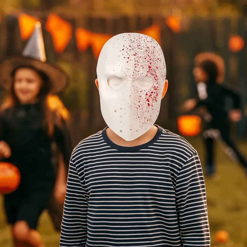 

Реалистичная маска для косплея на Хэллоуин, забавная дышащая маска для маскарада, креативная эластичная маска с кровавым черепом на липучках для мужчин и женщин