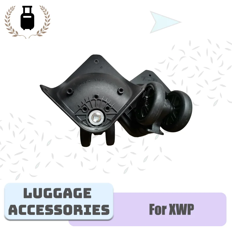 For XWP-168 Luggage 360° Universal Wheel Luggage Pulley Silent Durable Dual Wheel Luggage Accessories Replacement Wheel Roller