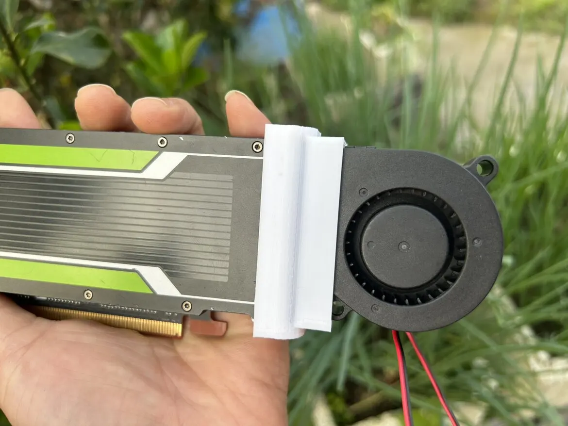 Mod Kit for Tesla P4 T4 Graphics Card Active Cooling Refit