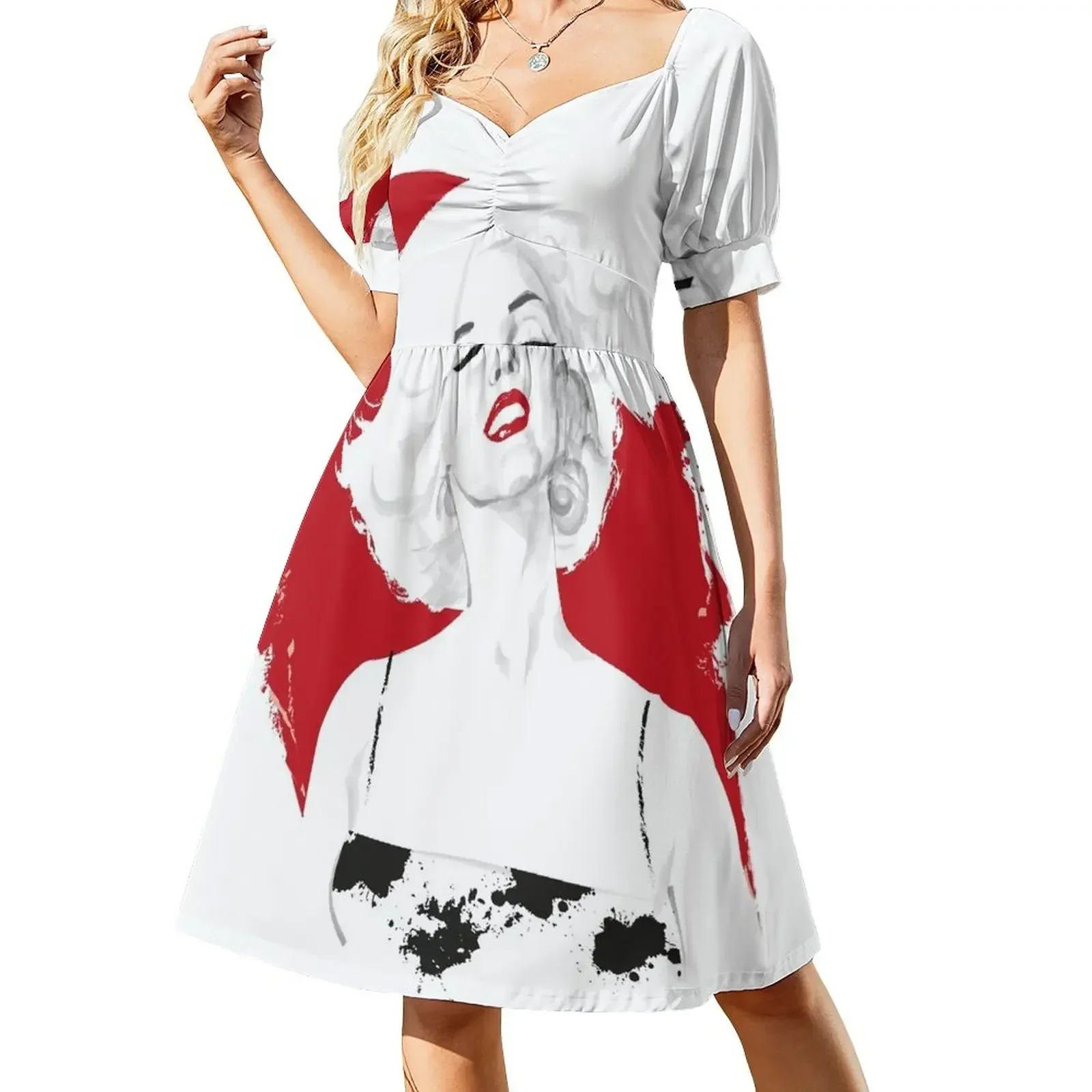 

MM Test Short-Sleeved Dress Women's evening dress Women dresses summer summer dress korean women Clothing