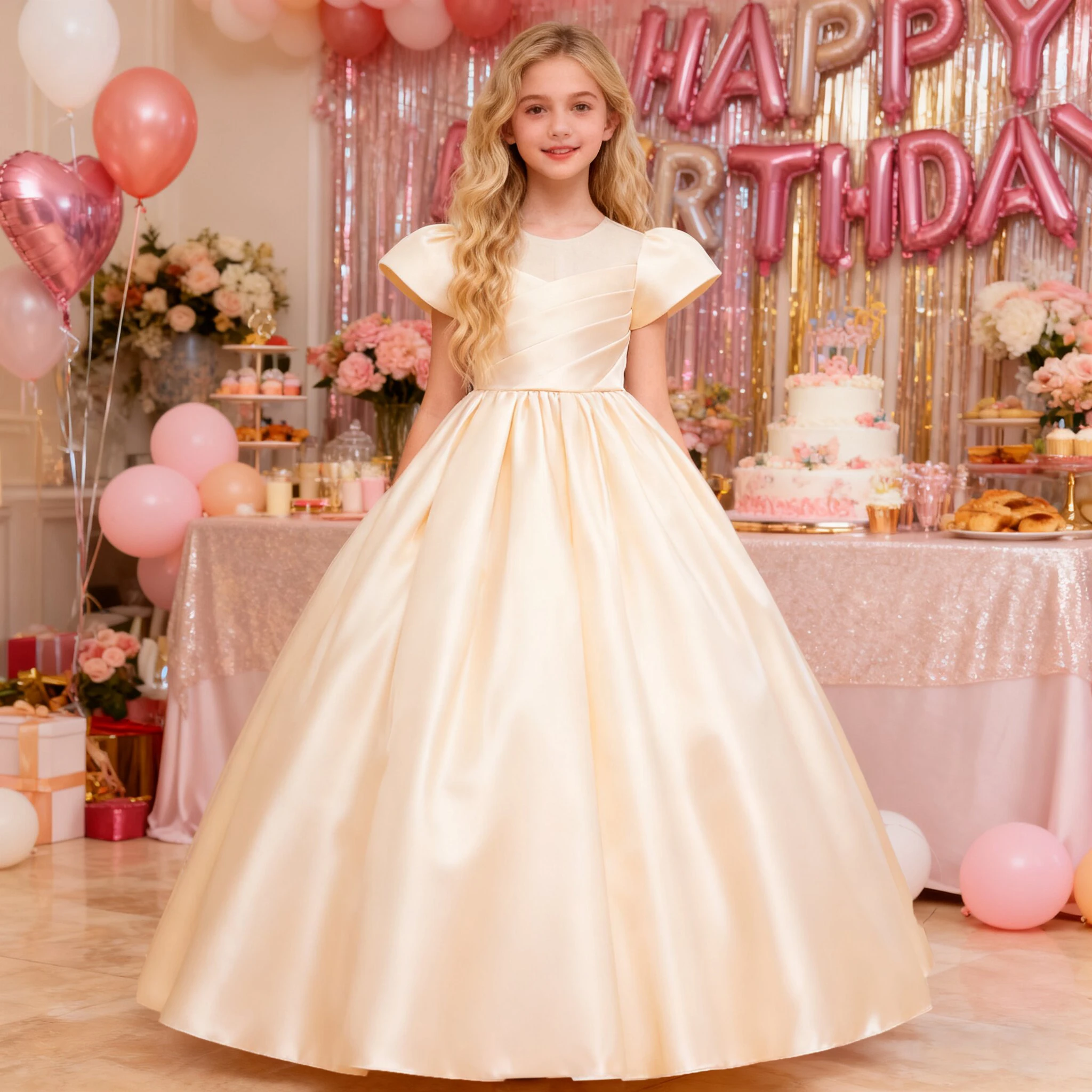 elegant white birthday dress White Strapless A-Line Tulle Birthday Outfits Short Party Dress Classy –  SweetDress main image 0