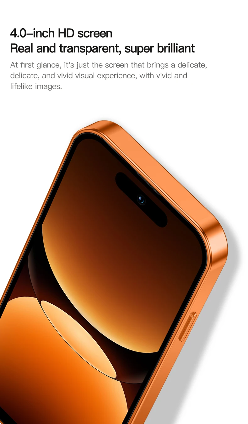 2026 New ONEMYTH Orange A18 Pro&A19 Pro, 3.99″/4.5″, 2000mAh Battery, 4G Network Dual SIM Cards, mini Smartphone
