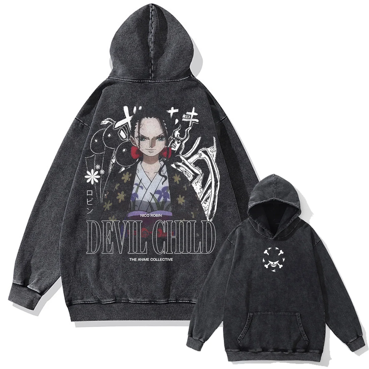 

Men Streetwear Sweatshirt Hip Hop Vintage Hoodie Anime One Piece Print Hooded Pullover Winter Harajuku Cotton Hoodie Sweatshirt