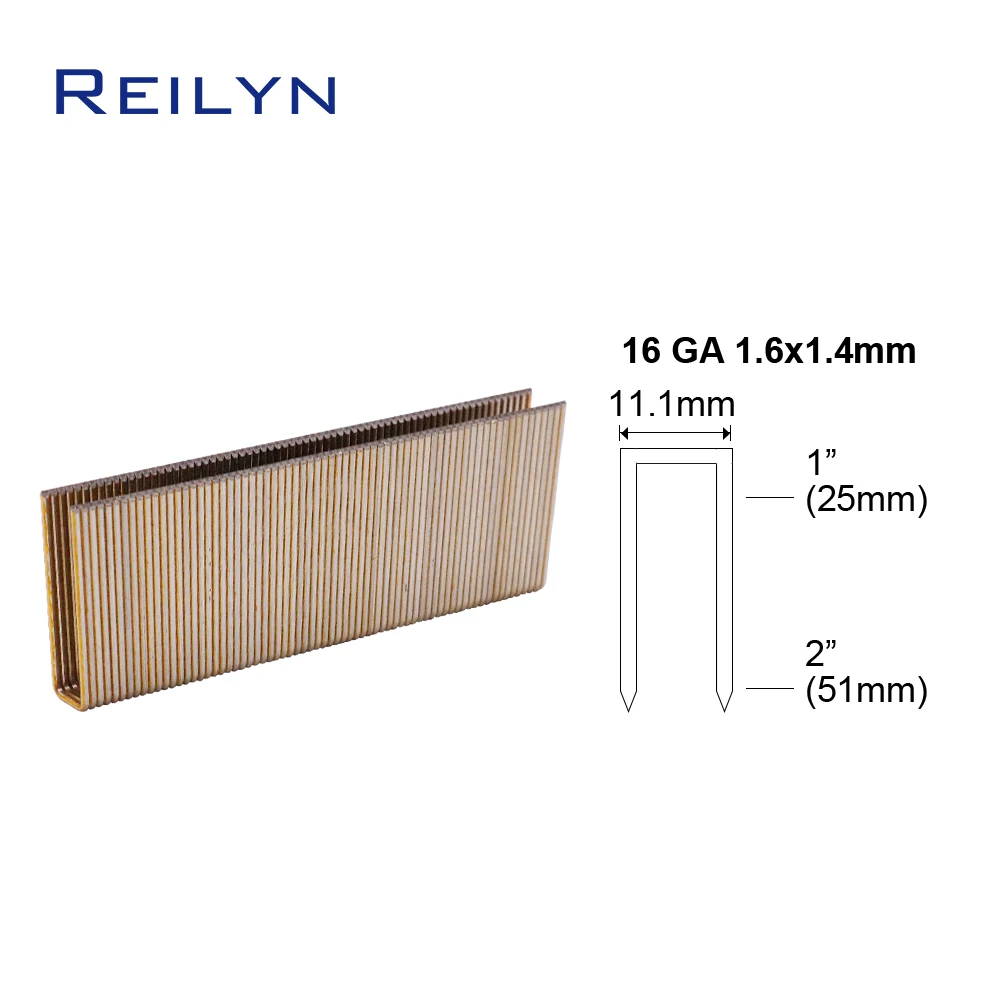 

700Pcs Large Size Nail U-Nail Door Nail For RN851 Pneumatic Nail Gun 38mm U-Shaped Nail For Roofing Decking Furniture Frames