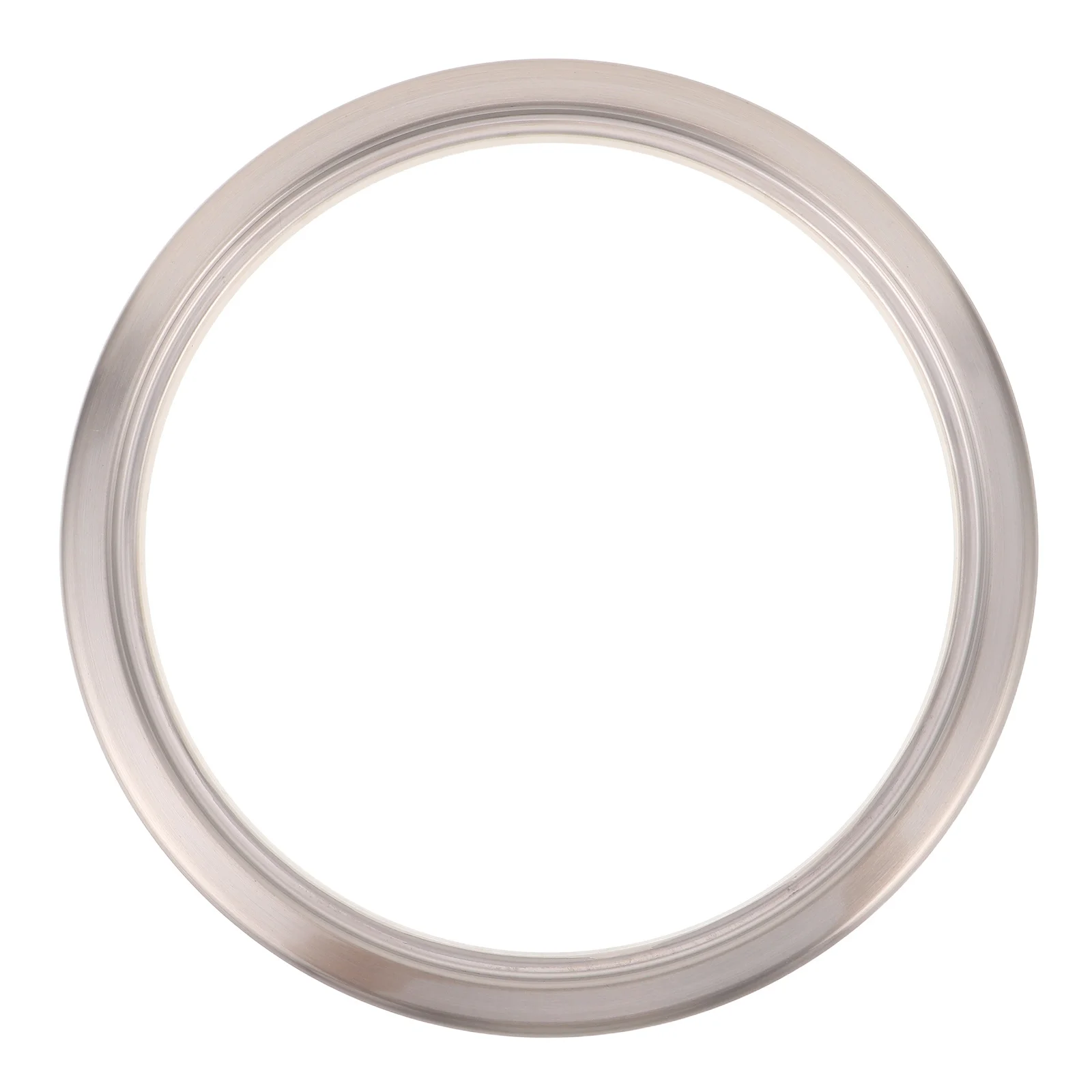 

Stainless Steel Trash Can Ring Recessed Garbage Lid for Countertop Swing Top Trash Can Lid Replacement Kitchen Bathroom