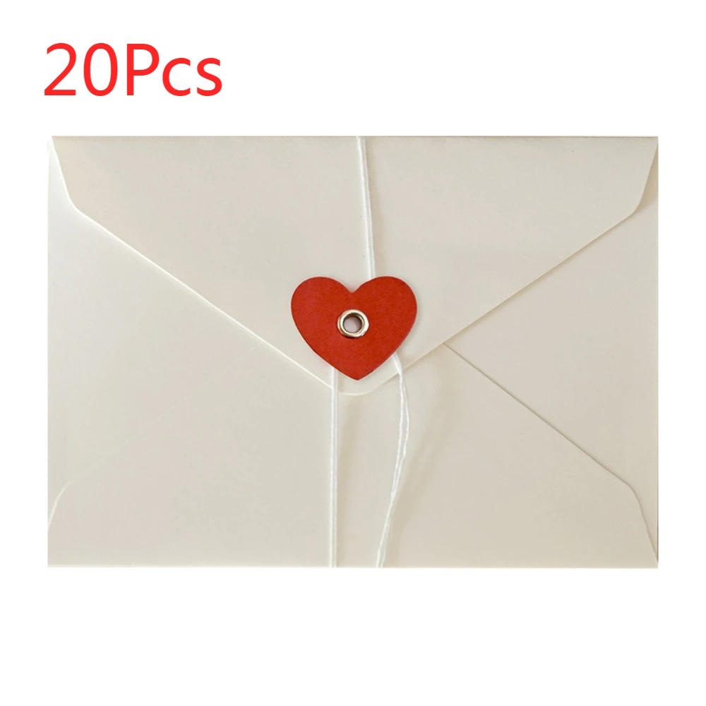 

20 шт. винтажные оконные конверты на день Святого Валентина, подарочный конверт, конверты из крафт-бумаги «сделай сам», обложка для пригласительных билетов ручной работы для букв