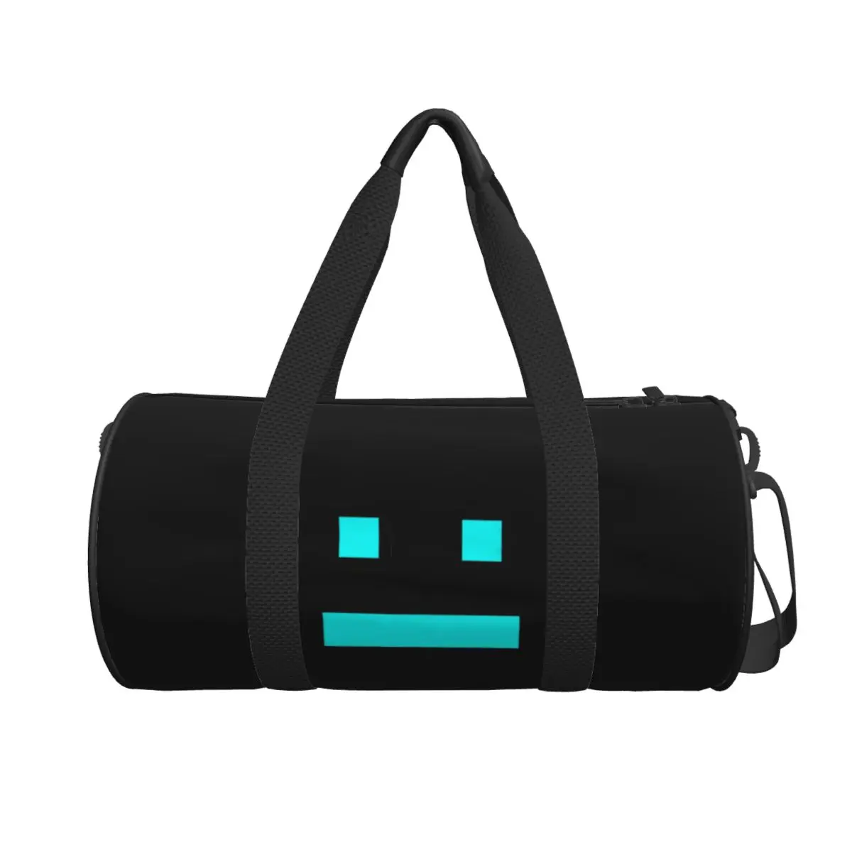 

Video Game Geometry Dash Large Duffle Gym Bag Multi-Functional Duffle Travel Bags Handbags Fitness bag