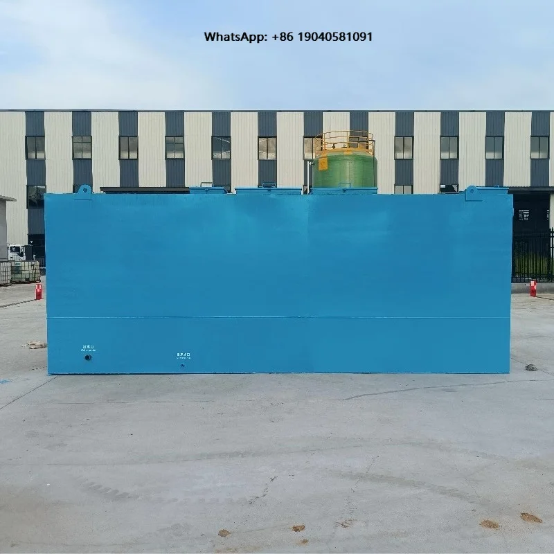 10m3/d PLC Controlled Pump Engine Sewage Treat Advanced Wastewater Treatment Equipment Small Sewage Treatment Plant 1 Year
