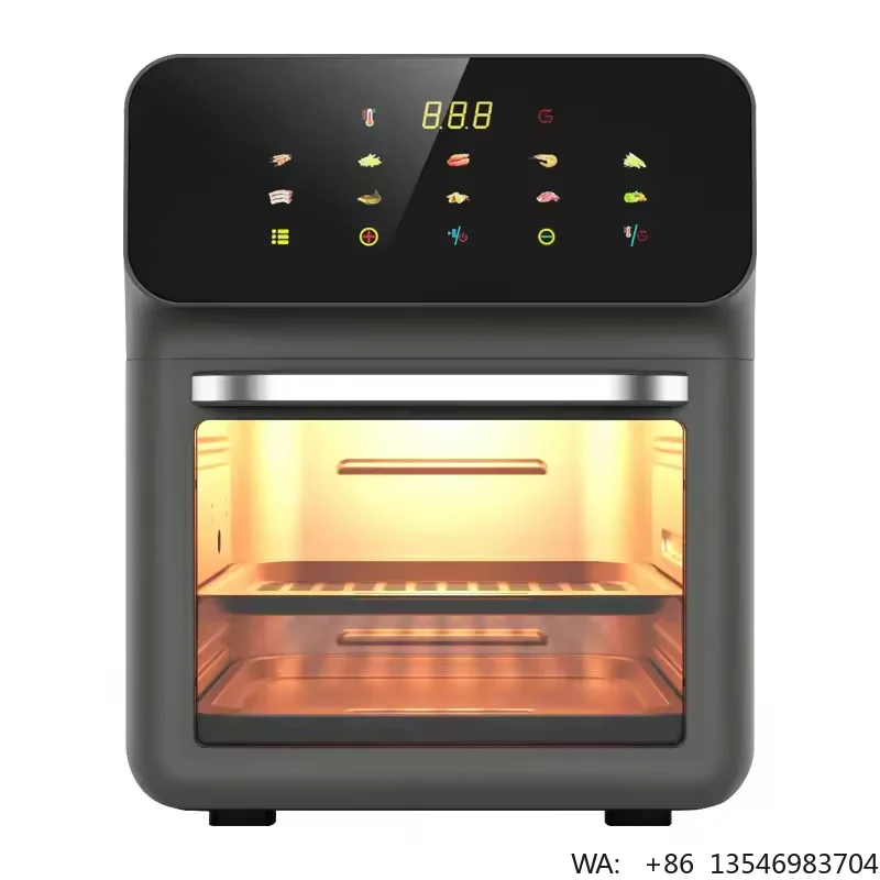 12L High Quality Multifuncional Commercial Smart Electric Digital Home air Fryer Silicone Pot