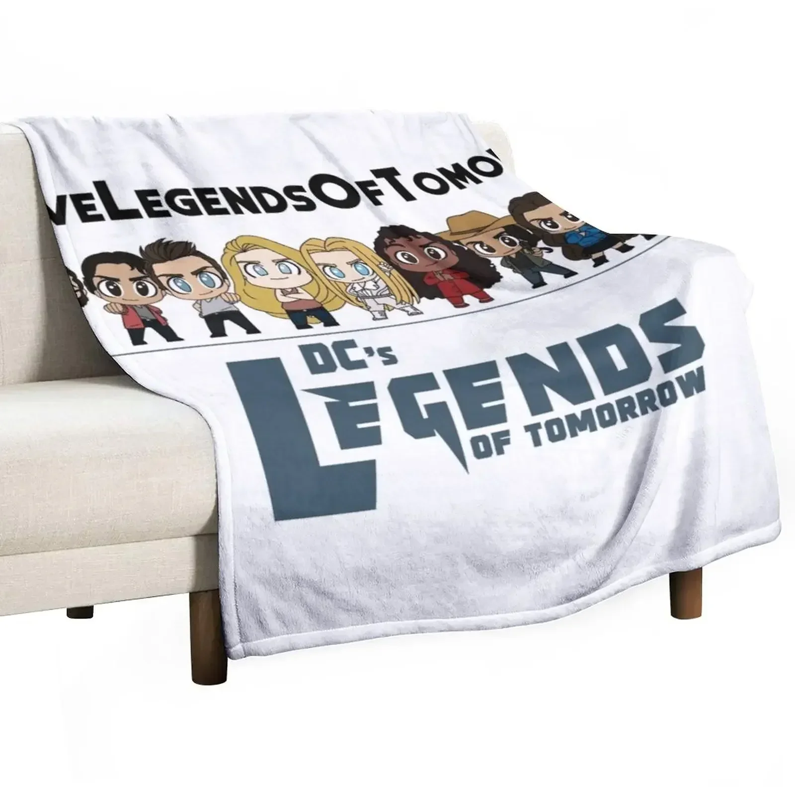 

Save Legends Of Tomorrow - Group Throw Blanket Furrys Hairy Decorative Sofas Blankets