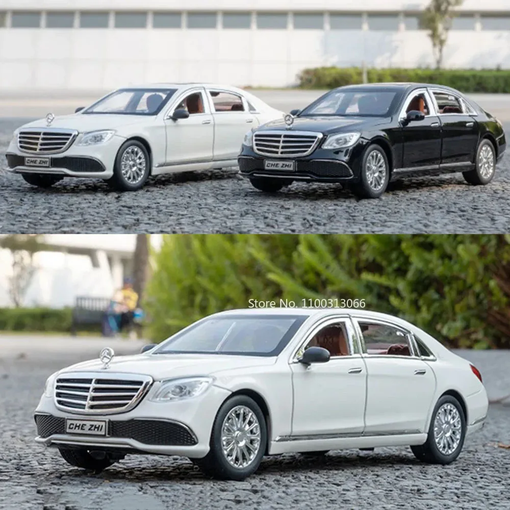 

1:24 E300eL GLE350 Models Cars Alloy Toys 6 Doors Opened Miniature Car with Pull Back Light Music Vehicles Boys Collection Gifts