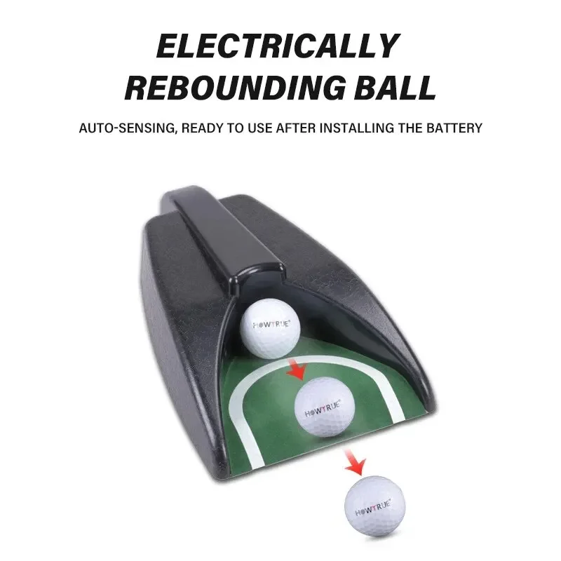 1pcs Golf Automatic Putter Cup Golf Ball Return Machine Portable Golf Training Indoor Office Outdoor Garden Golf Accessories