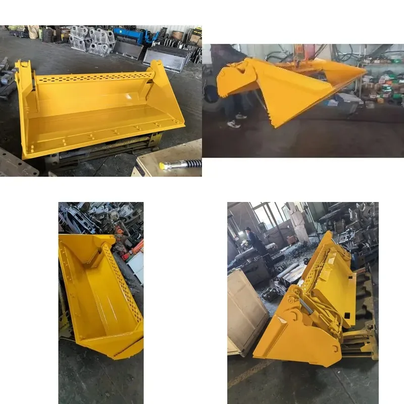 Universal 4 in 1 Bucket for Easy Construction and Landscaping Operations