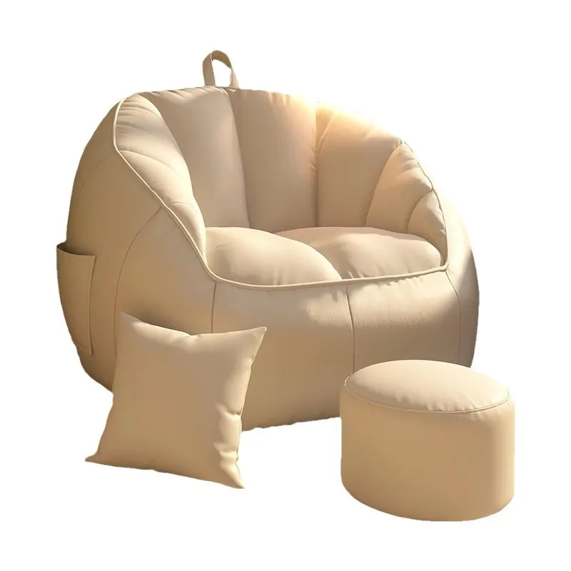 

Large size modern single recliner bean bag chair, suede material, adjustable angle, lightweight design, suitable for single
