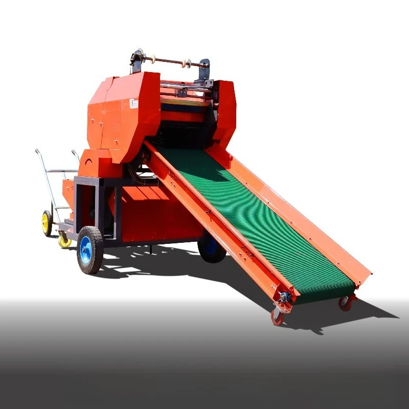 Customized Fully Automatic Round Straw Hay Alfalfa Silage Baler Machine For Export