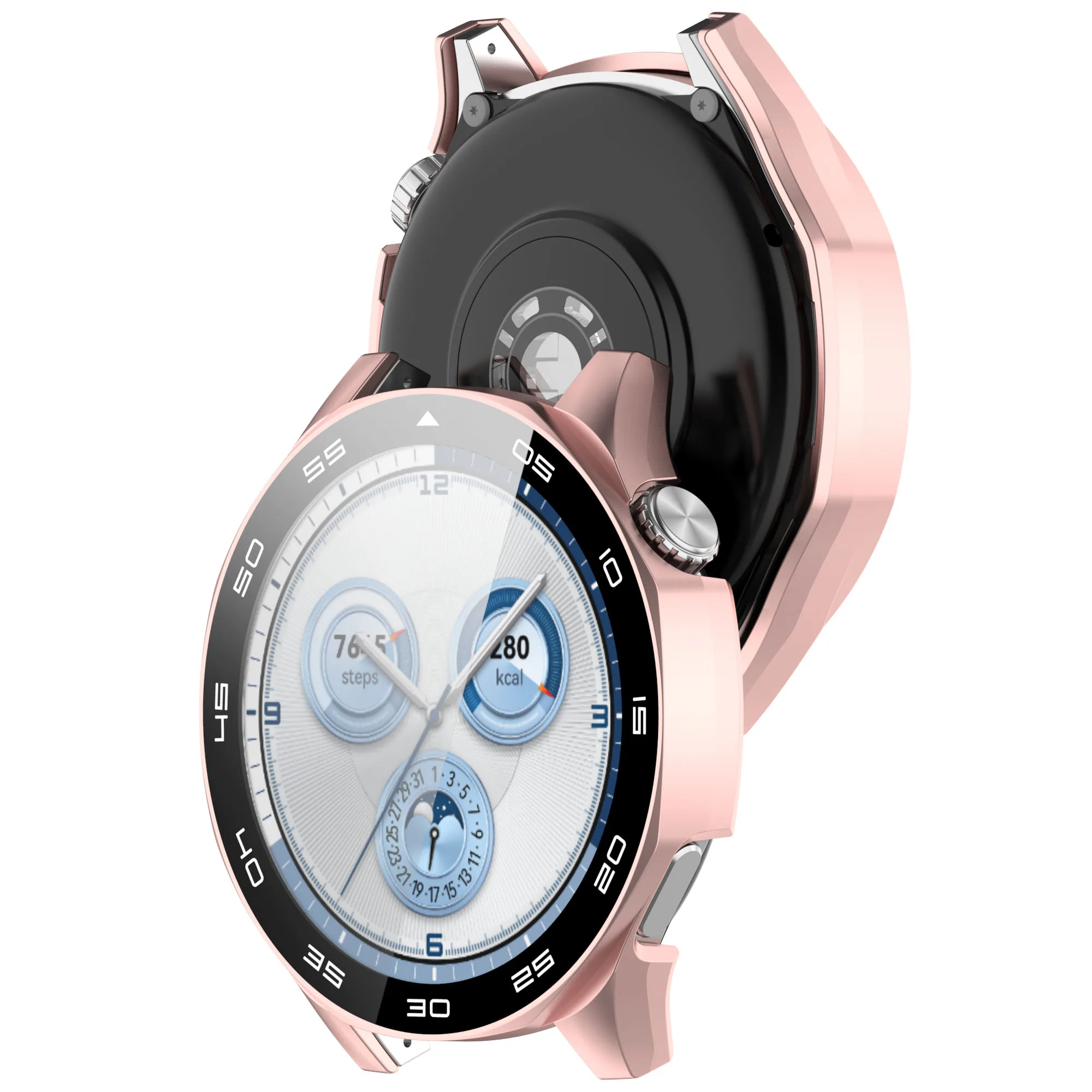 Hülle für Huawei Watch GT 5/GT5 Pro 46 mm, gehärtetes Glas, Displayschutzfolie und harter PC-Schutzstoßstange, Huawei GT5 Cover-Zubehör – Detail 20