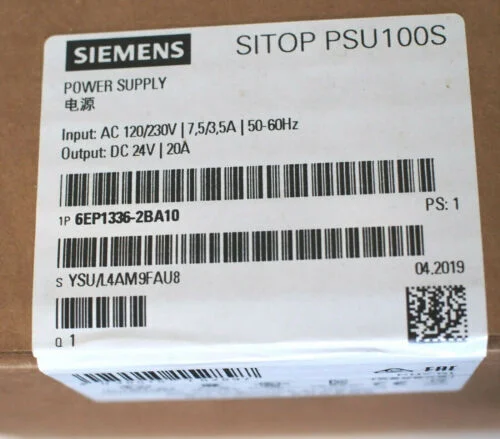 

1PC NEW 6EP1336-2BA10 6EP1 336-2BA10 LOGIC MODULE SITOP POWER SUPPLY