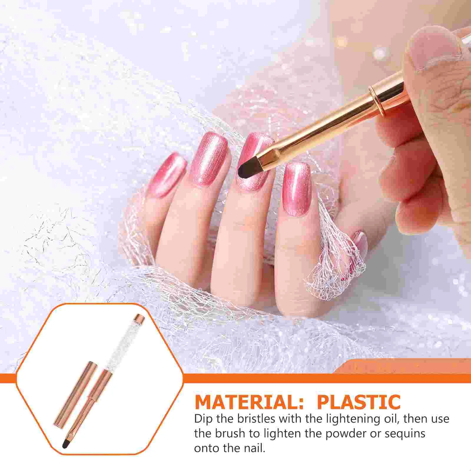 Gel UV desenho caneta para nail art, acessórios de manicure, escova plana