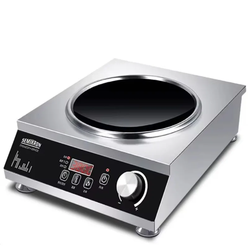 

Household 5000W High-Power Energy Efficient Class A+++ Waterproof Touchpad Control Single Burner Induction Cooker Porridge