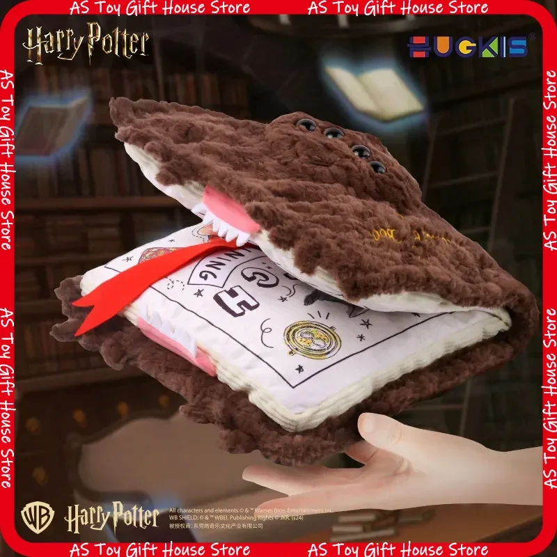 Image of Hugkis Harry Potter Monster-Buch-Plüschtier, Plüschkissen-Anhänger, Magische Schul-Dekoration, Sammlerstück für Erwachsene Fans, Feiertagsgeschenke