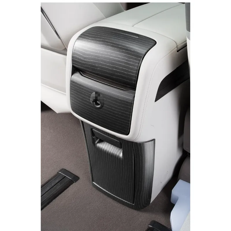 For Denza D9 2025-2026 Rear Cup Holder Kick Guard Easy-Clean Shield Against Foot Traffic Scuffs