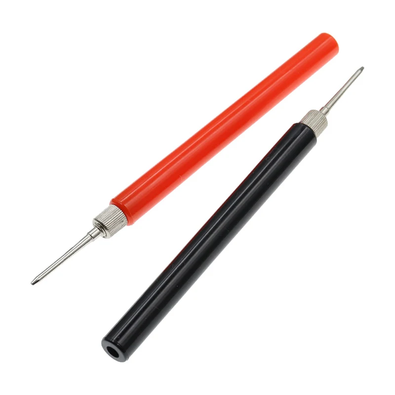 2 MM Lente Elektrische Test Probe Tip Haak Draad Connector Soldeervrije Meetsnoeren Pin Voor Digitale Multimeter Multi Meter