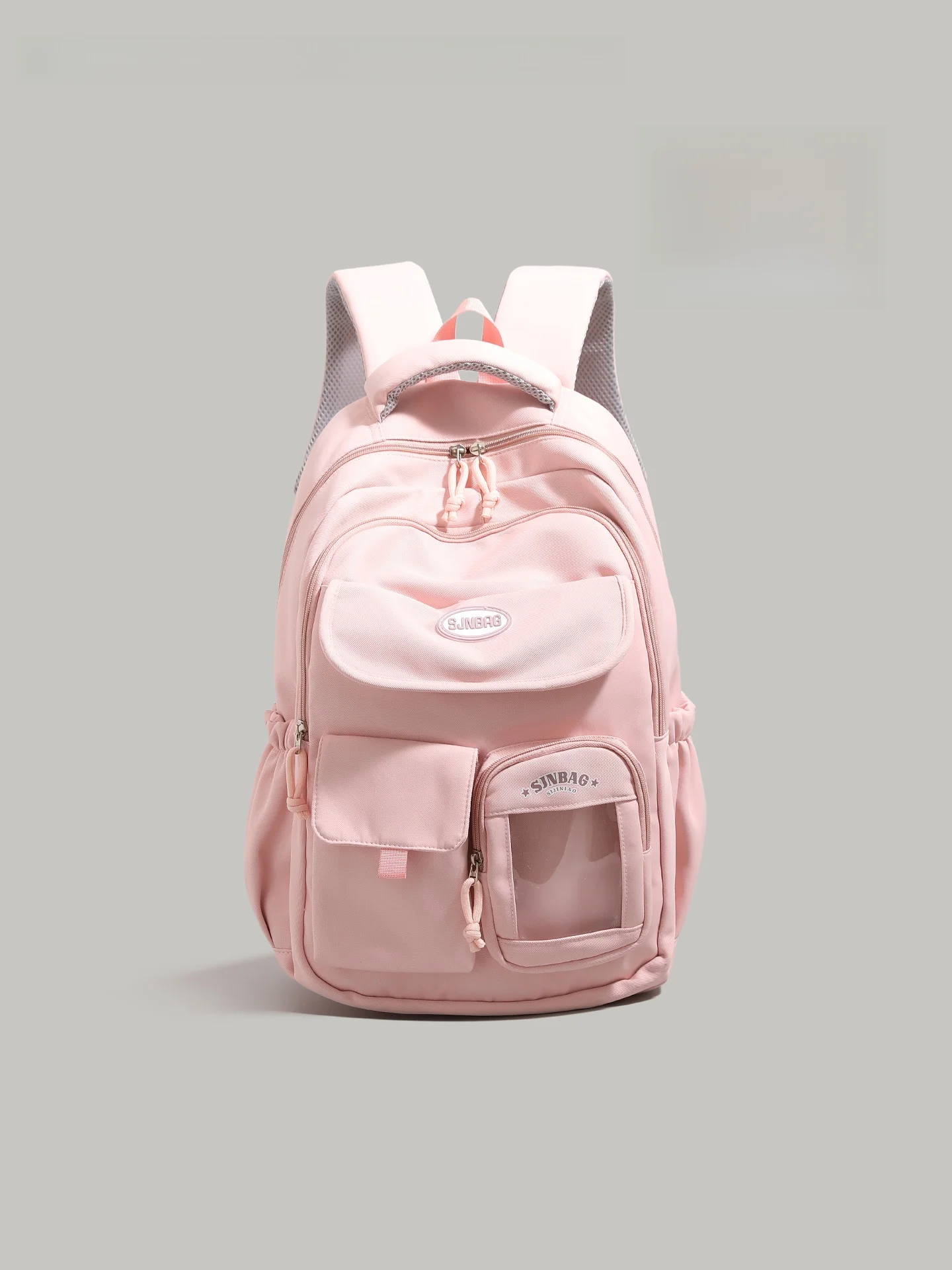 UR Розовая студенческая сумка колледжа объединитель 2025, летняя новая женская двойная сумка на плечо для путешествий, милая школьная сумка с мягкой ручкой