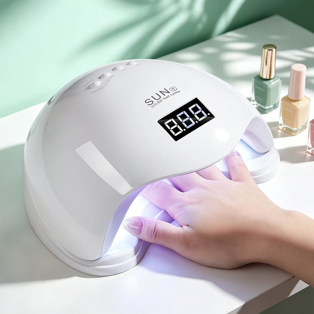 DianaBeauty UV LED Nail Lamp 24 LEDs Nail Dryer with 4 Timer Settings and Display Portable UV Lamp for Curing Gel Nail Polish