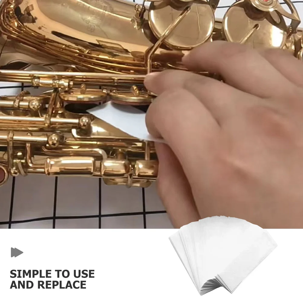 Almohadillas absorbentes para mantenimiento de clarinete, paño de secado, Kit de reemplazo de flauta, accesorio musical, 200 Uds.