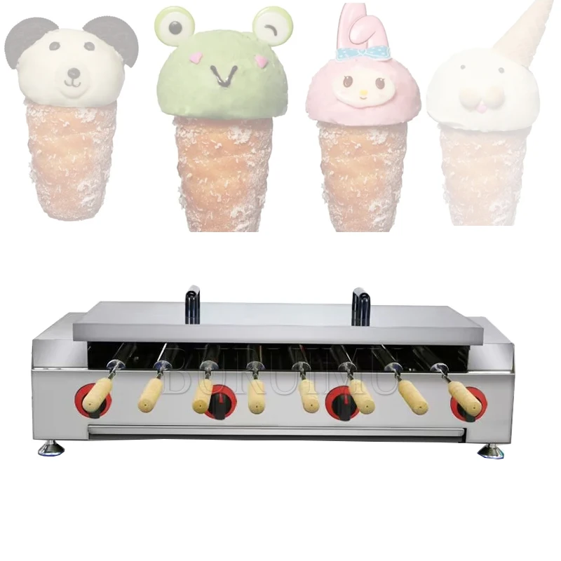 

Commercial Chimney Cake Roll Machine Waffle Maker Automatic Toaster Roll Machine Chimney Cake Oven 220V Bread Machine