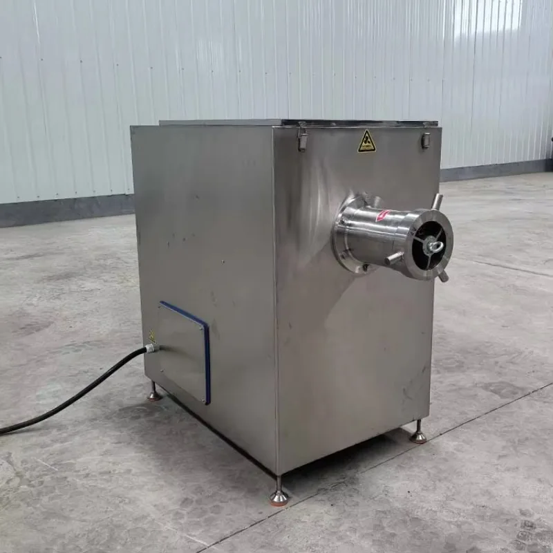2026 1000KG/H  Capacity Frozen Meat Block Cutting Machine Meat Grinding Mincing Machine