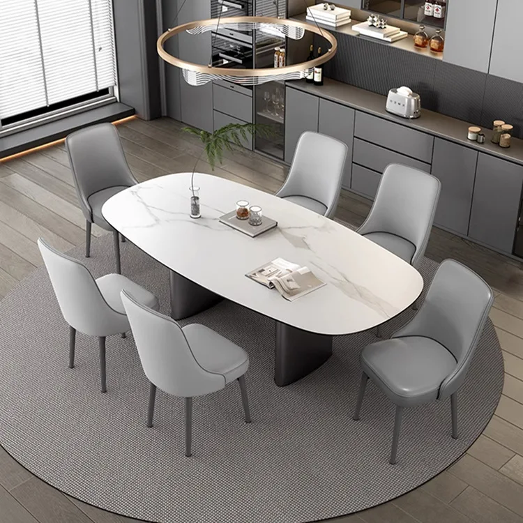 Household restaurant dining chair stool, hotel leather back chair dining table