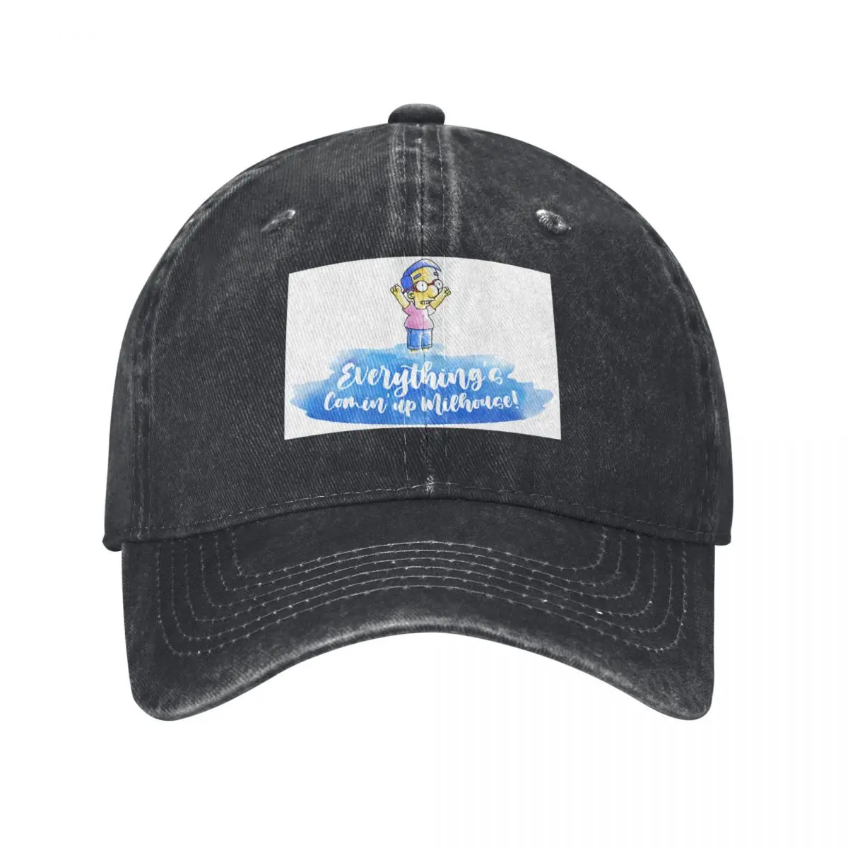

Everything's coming up Milhouse Baseball Cap Sun Cap Luxury Brand foam party Hat Men Hats Women's
