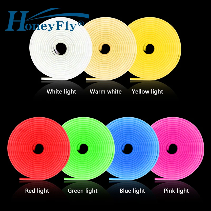 

HoneyFly LED Neon Strip Lamp 12V 1-5m 2835 120leds/m Touch Sensor Dimmable Muti-colors Cabinet Kitchen Stairs Wardrobe