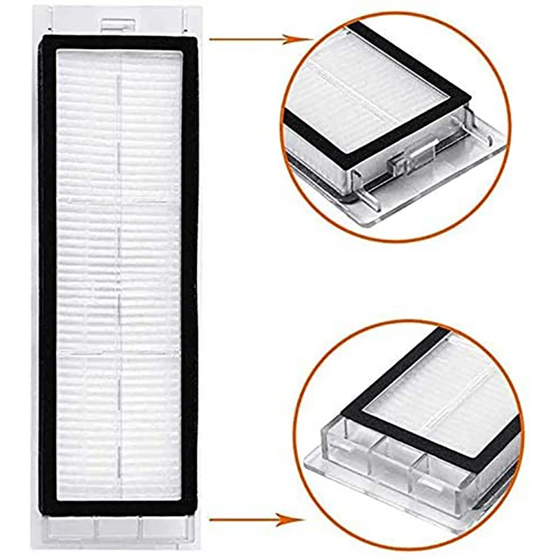 12 упаковок HEPA-фильтров для роботов-пылесосов Xiaomi Mi Mijia S5 S6 Max S4 E20 E25 E35 C10 S50, вакуумные детали