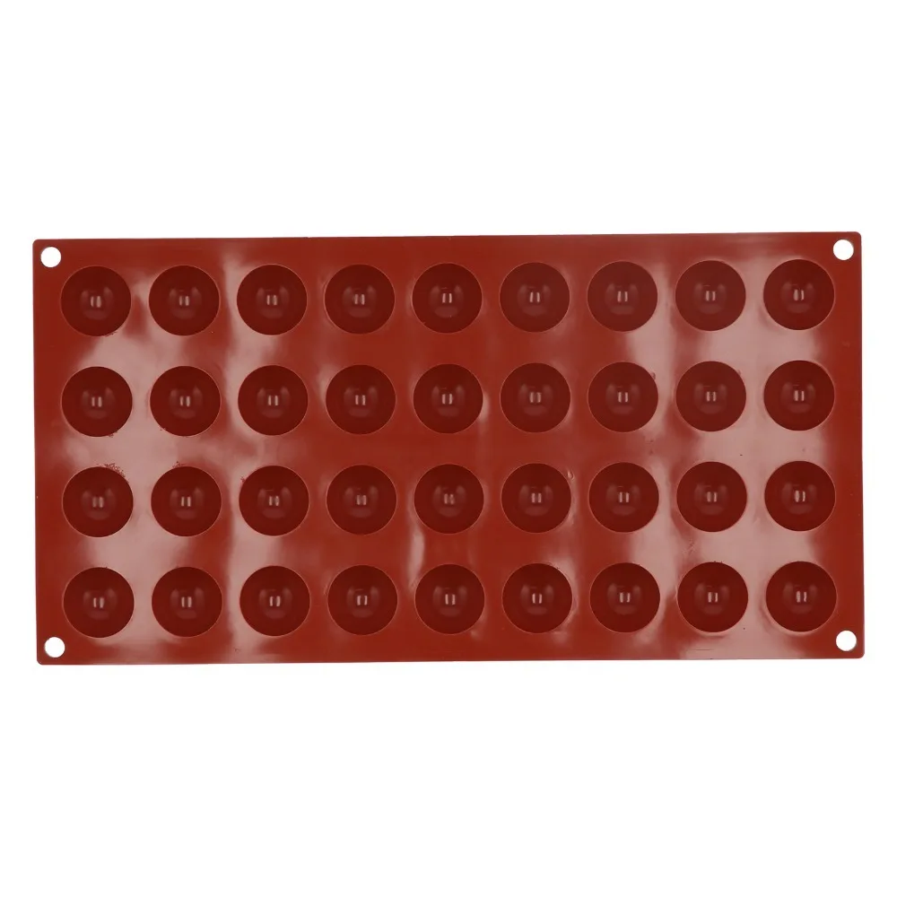 6 Cavity Hemisphere Silicone Mold 36 Cavity Thickened Semi Sphere Baking Mold Round Dome Shape Silicone Muffin Cake Mold